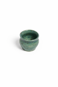 Mini Green Clay Pot – Wide Style