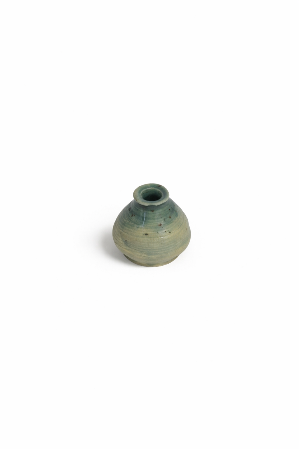 Mini Green Glaze Vase